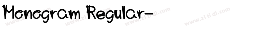 Monogram Regular字体转换 Monogram Regular字体转换